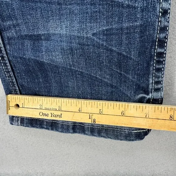 Cowgirl Tuff Jeans Women's 24x33 (0) Blue Aztec Mustang Boot Cut Embroidered - Picture 15 of 16